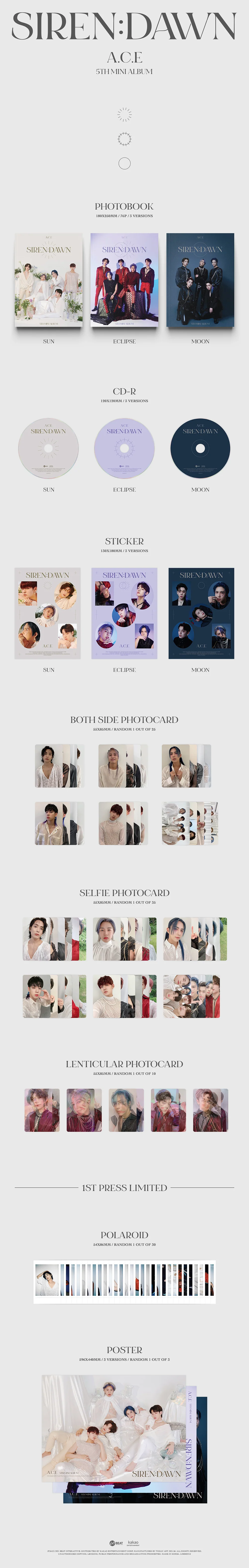 A.C.E - SIREN : DAWN - 5th Mini Album - Image 2