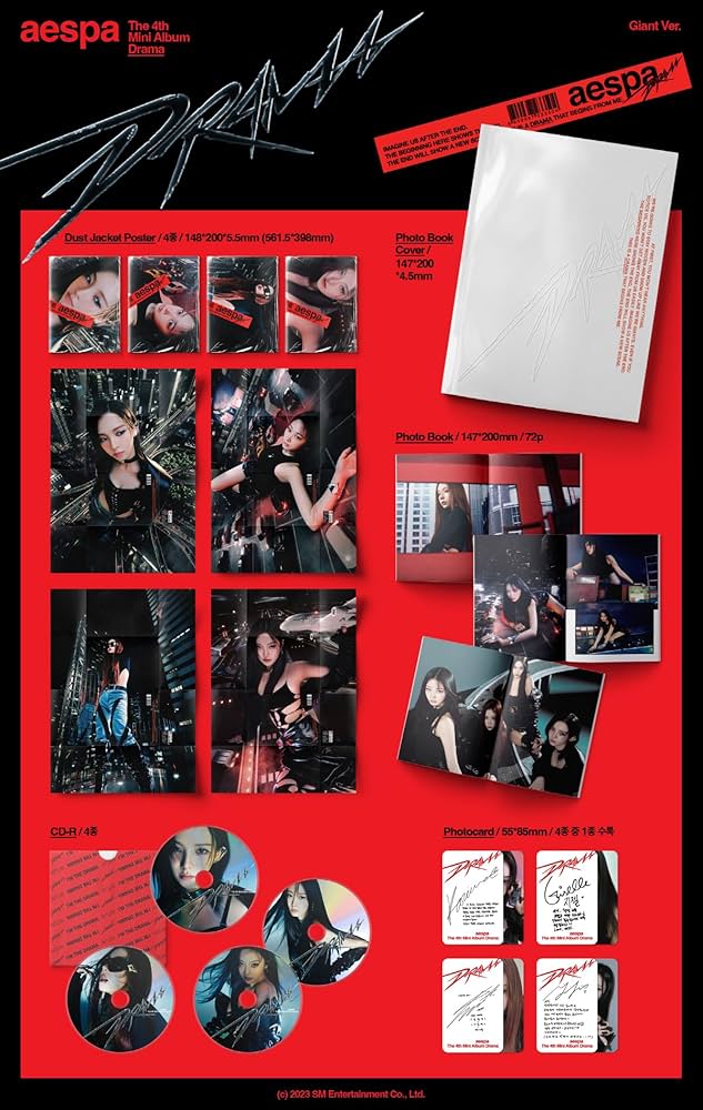 aespa - DRAMA - 4th Mini Album (Giant Ver.) - Image 2