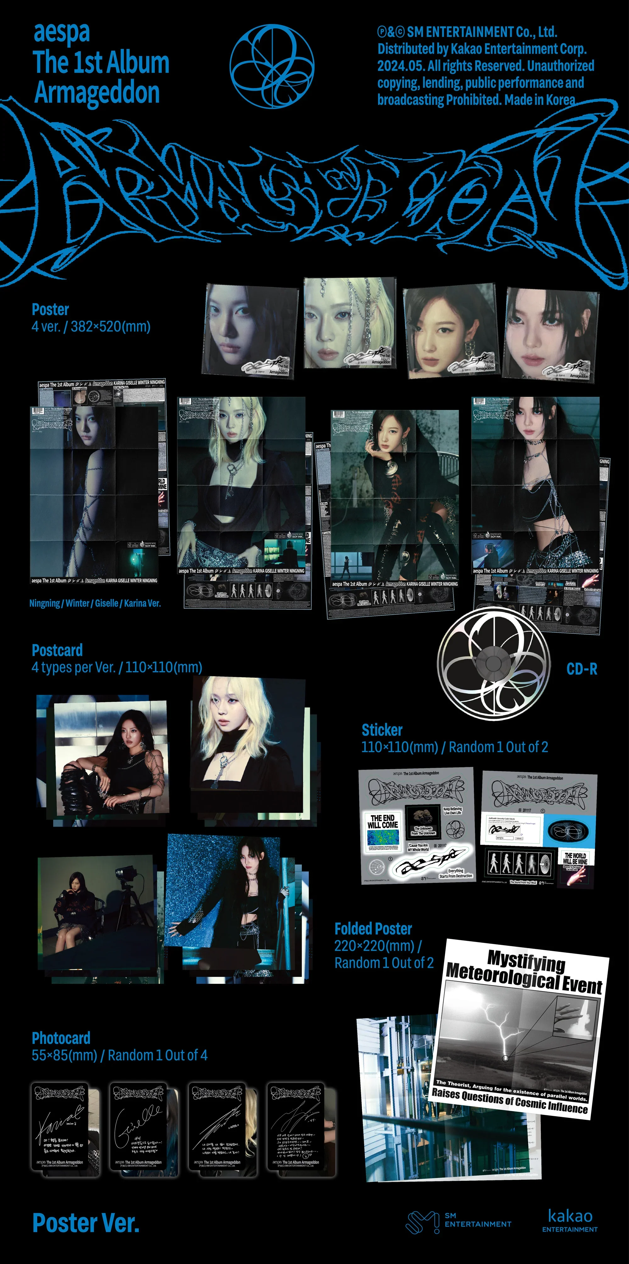 aespa - Armageddon - 1st Album (Poster Ver.) - Image 2