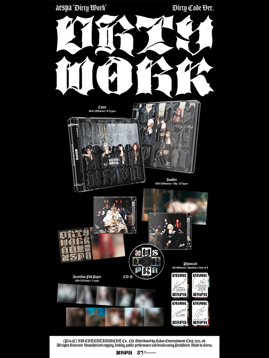 aespa - Dirty Work - Single Album (Dirty Code Ver.) - Image 2