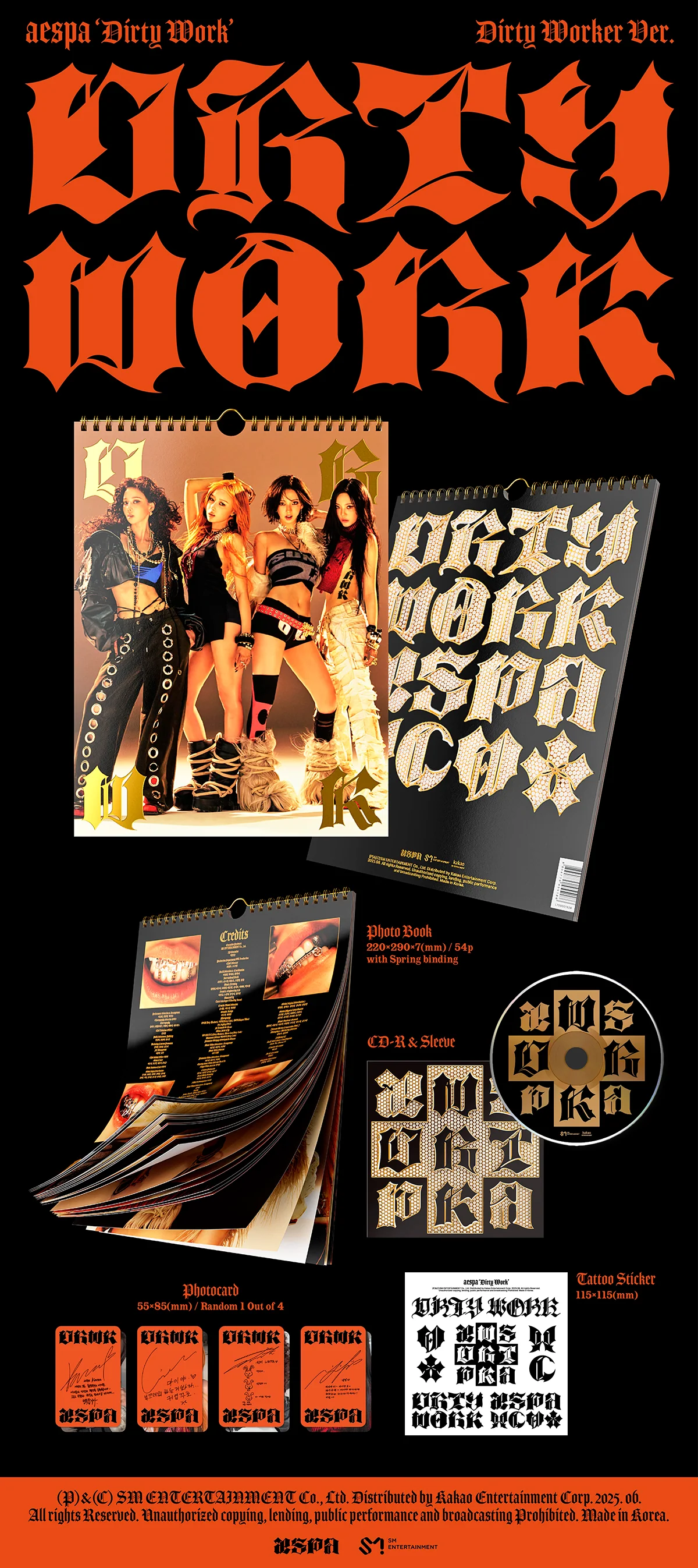 aespa - Dirty Work - Single Album (Dirty Worker Ver.) - Image 2