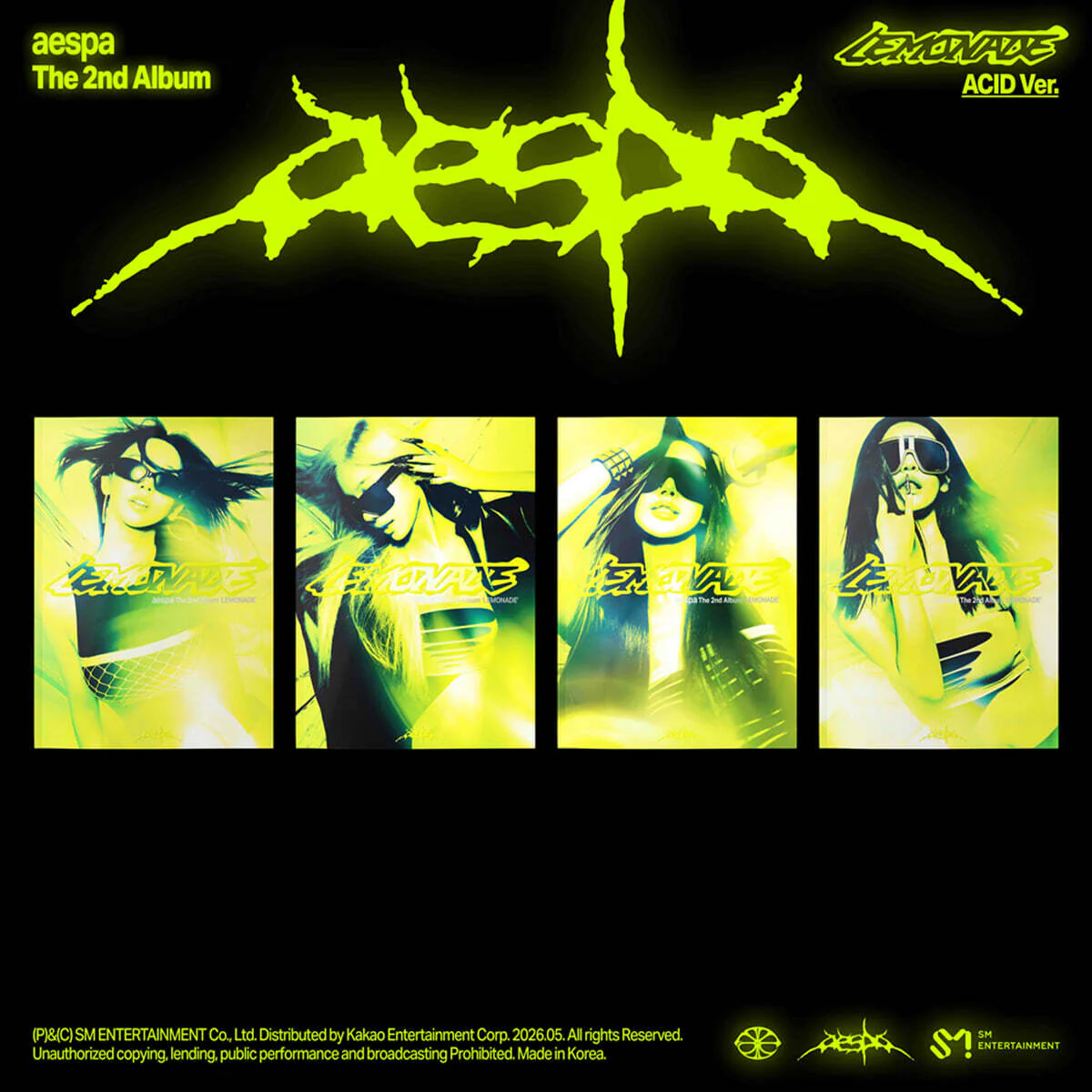 aespa - LEMONADE - 2nd Album (ACID Ver.)