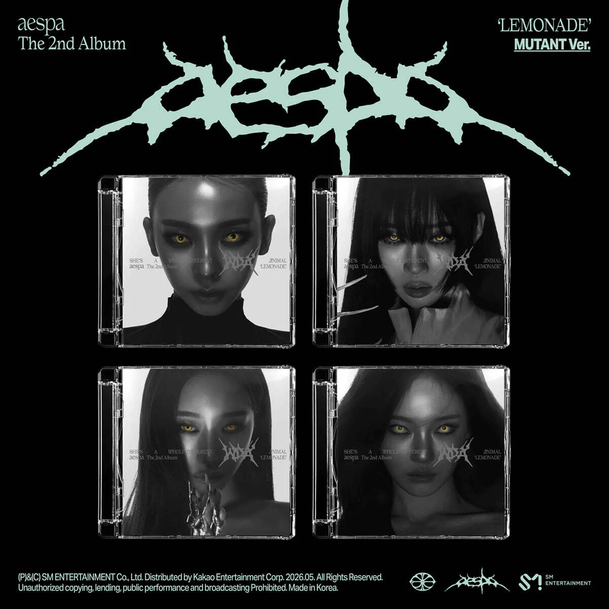 aespa - LEMONADE - 2nd Album (MUTANT Ver.)