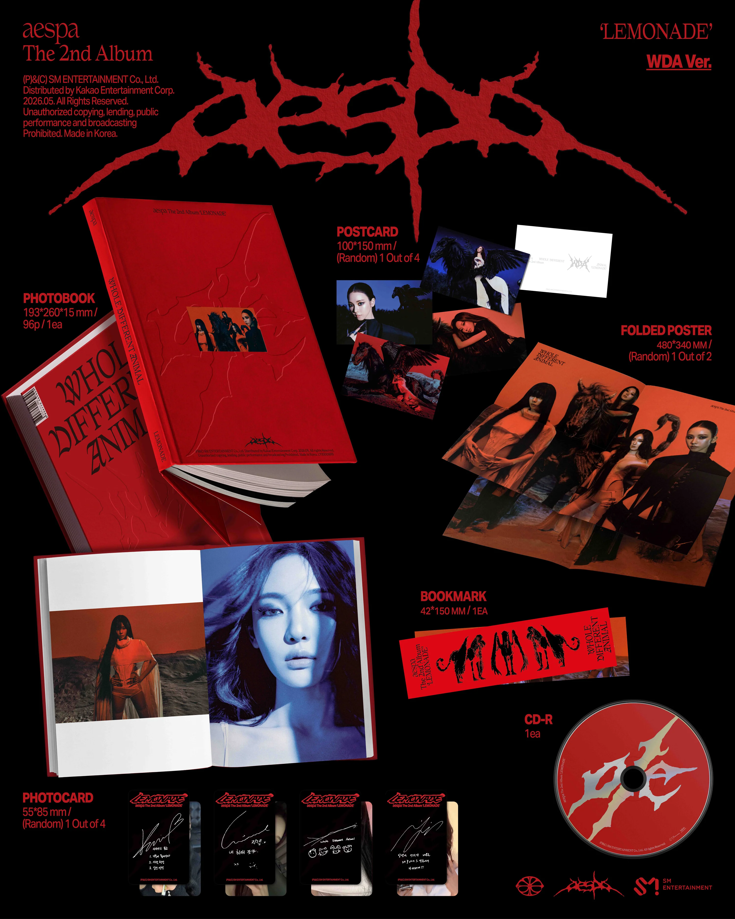 aespa - LEMONADE - 2nd Album (WDA Ver.) - Image 2