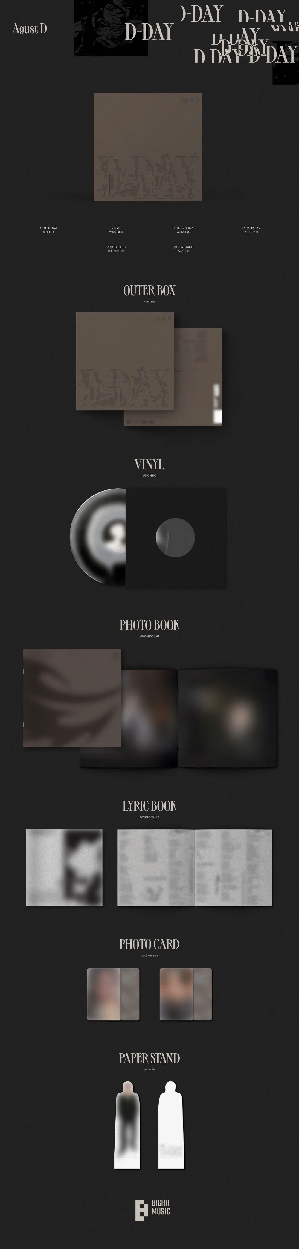 Agust D - D-DAY - Album (Vinyl LP Ver.) - Image 2
