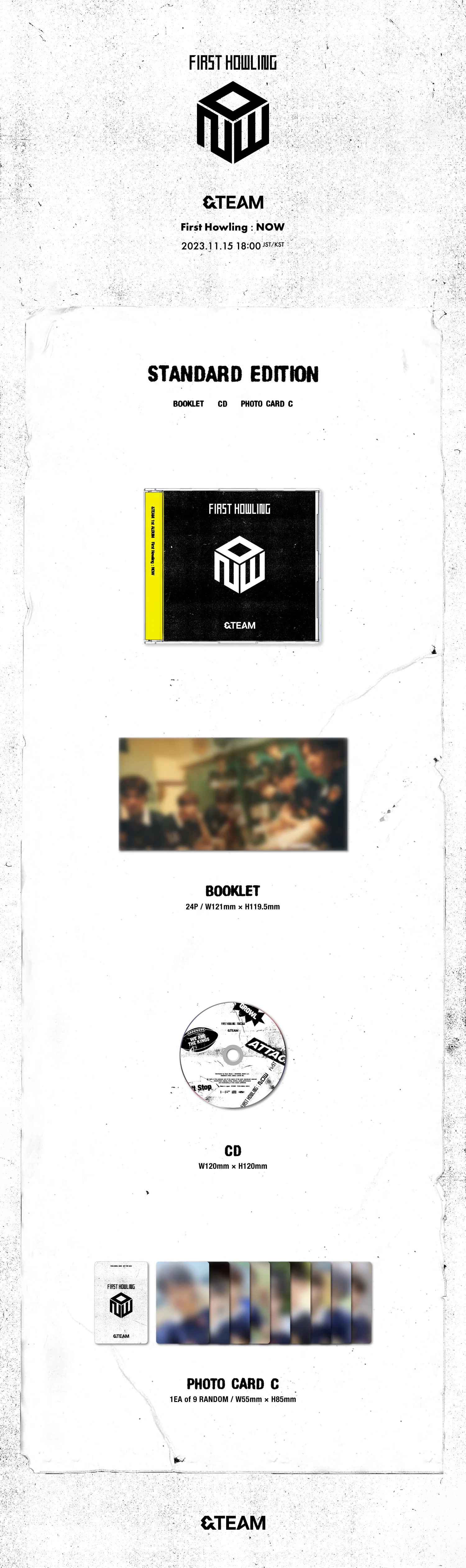 &TEAM - First Howling : NOW - 1st Album (Standard Edition) - Image 2