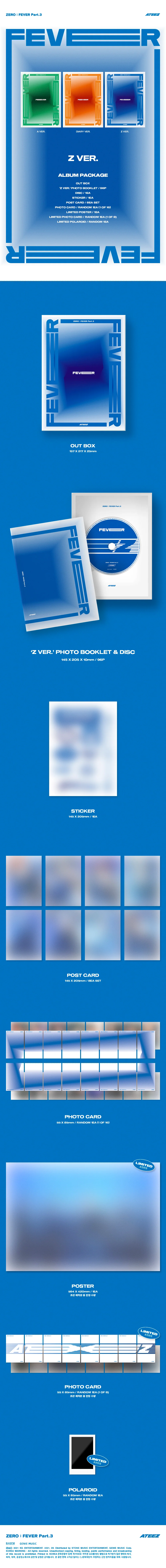 ATEEZ - ZERO : FEVER Part.3 - 7th Mini Album - Image 4