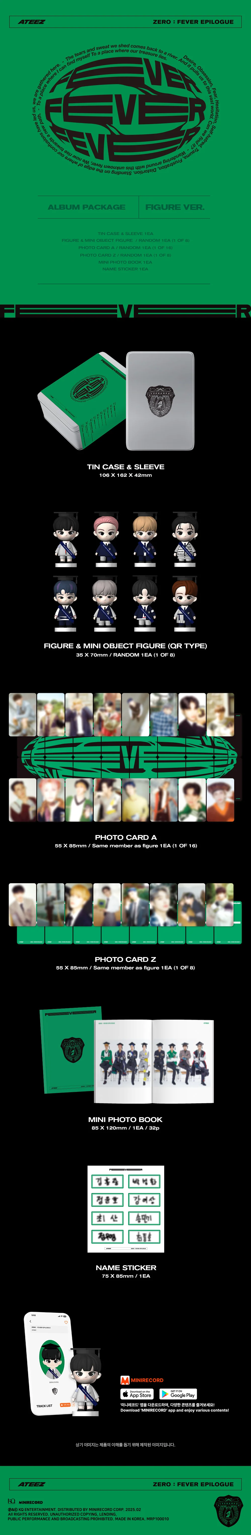 ATEEZ - ZERO : FEVER EPILOGUE - 8th Mini Album (Figure / LIMITED Ver.) - Image 2