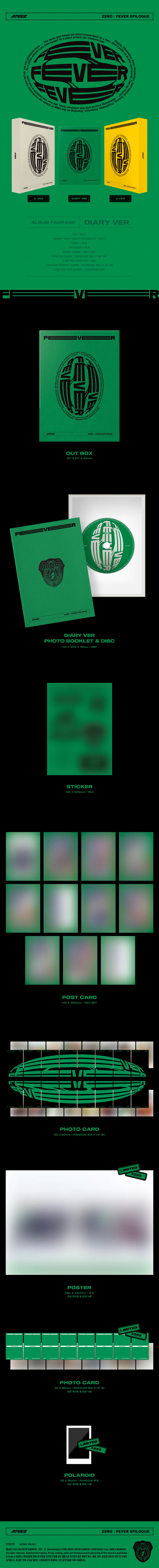 ATEEZ - ZERO : FEVER EPILOGUE - 8th Mini Album - Image 3