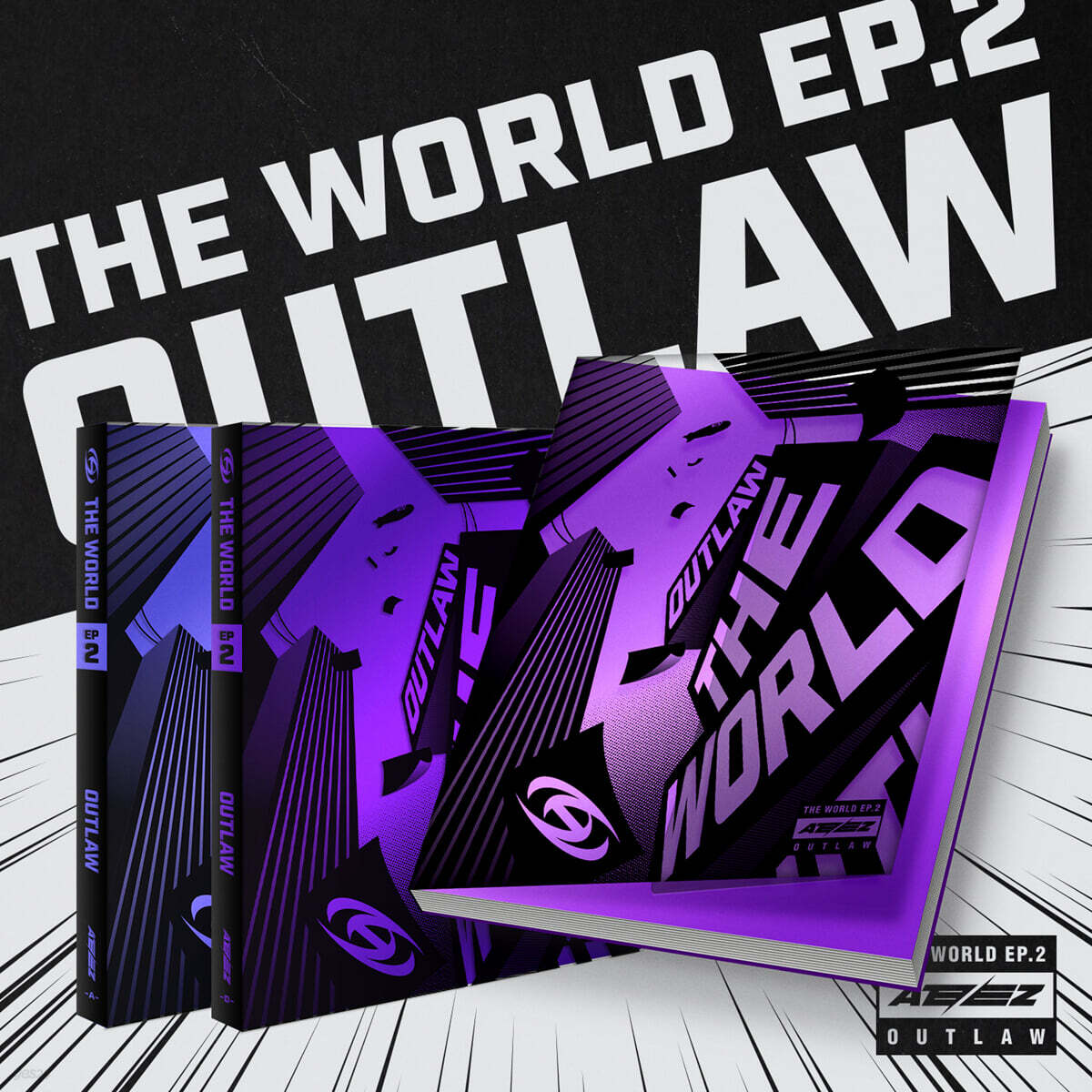 ATEEZ - THE WORLD EP.2 : OUTLAW - 9th Mini Album (Photobook Ver.)