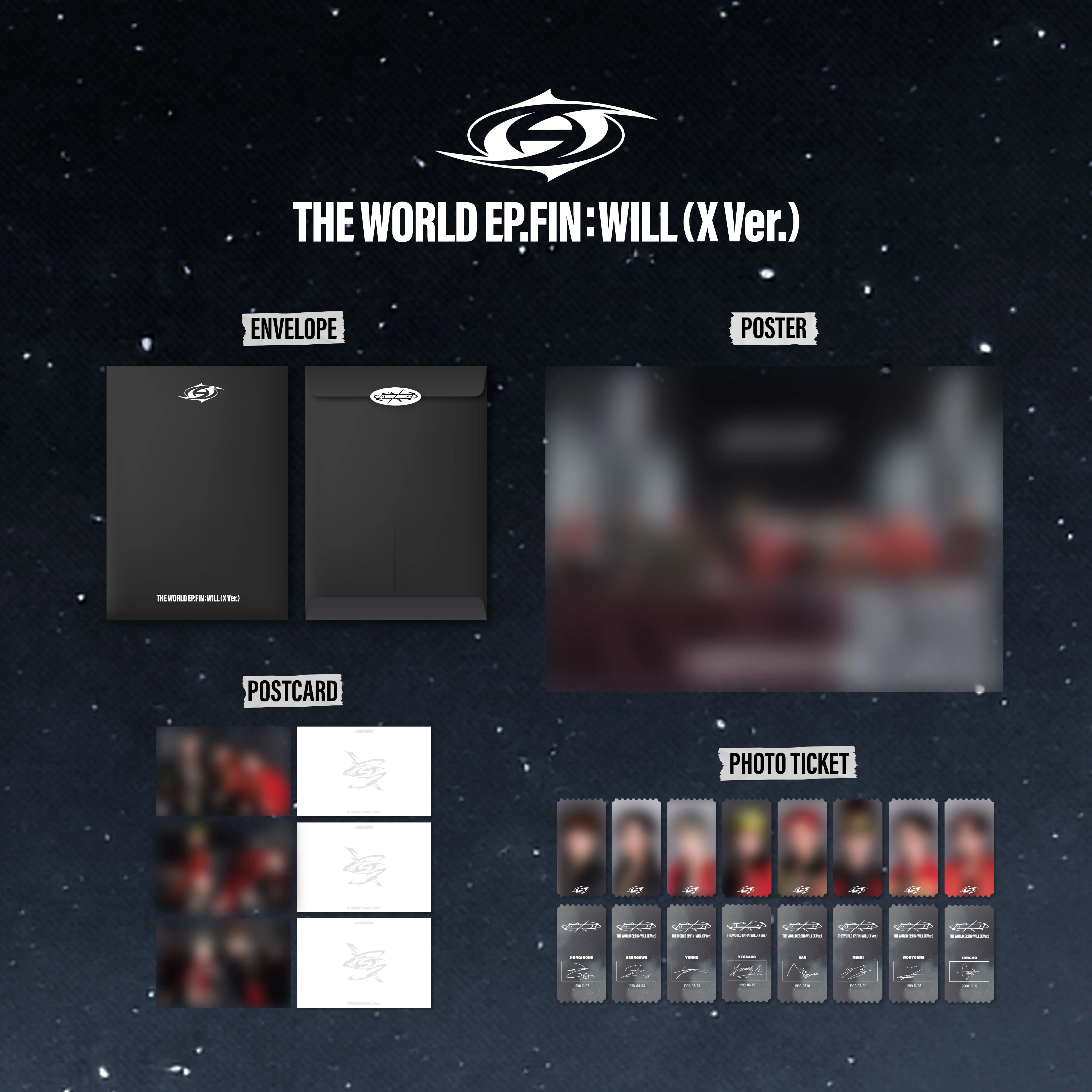 ATEEZ - THE WORLD EP.FIN : WILL - 2nd Full Album (X Ver. / Vinyl) - Image 2