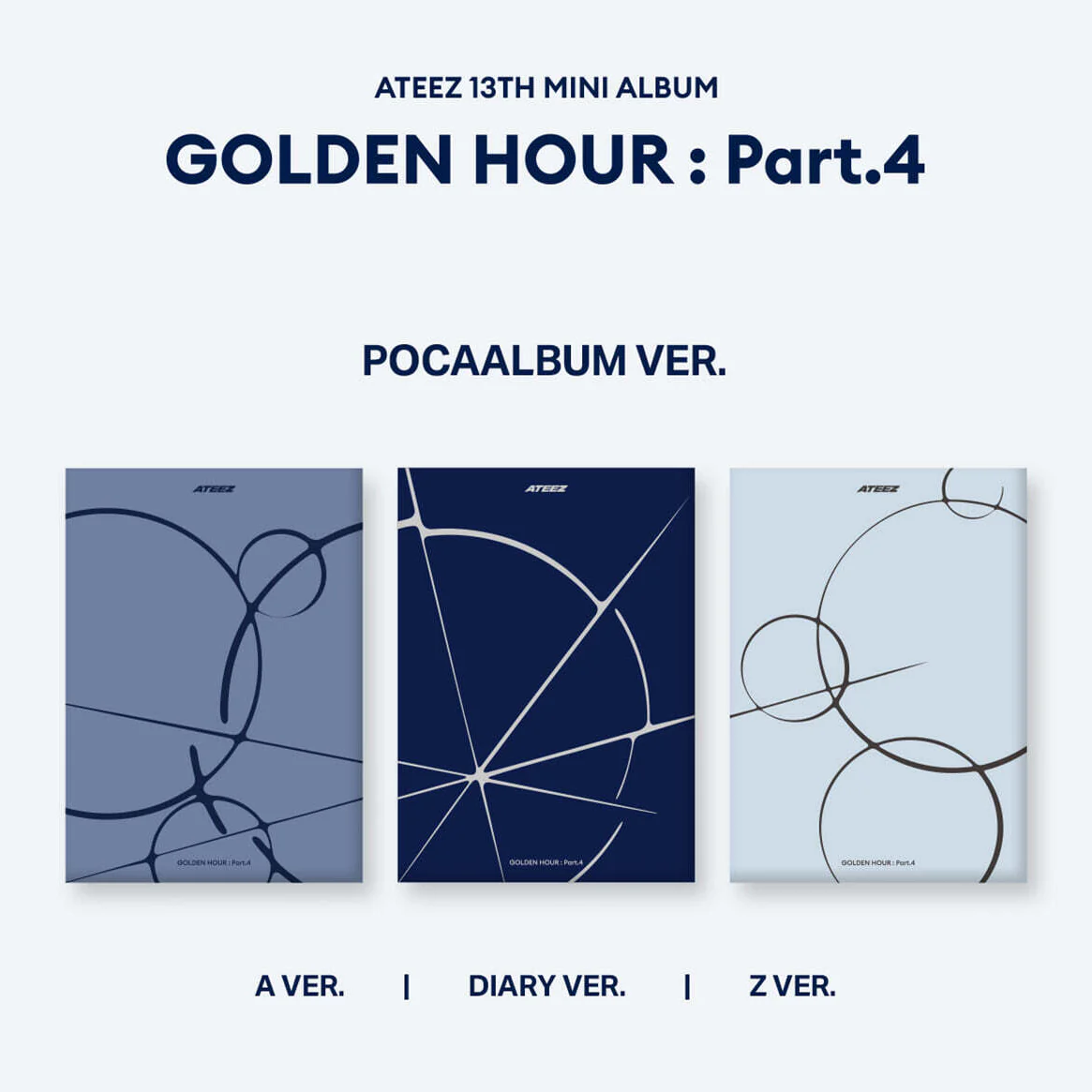 ATEEZ - GOLDEN HOUR : Part.4 - 13th Mini Album (POCAALBUM Ver.)