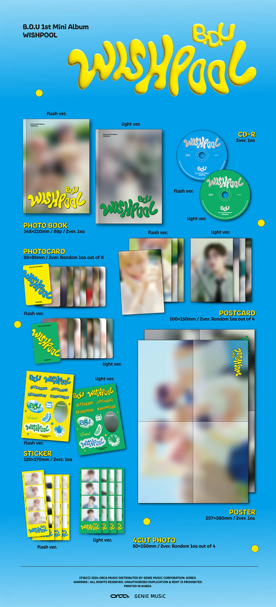 B.D.U - Wishpool - 1st Mini Album - Image 2