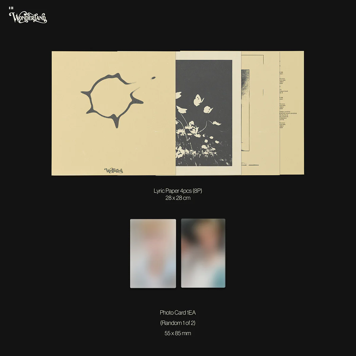 (SIGNED) B.I - WONDERLAND - 3rd Album (LP Ver.) - Image 4