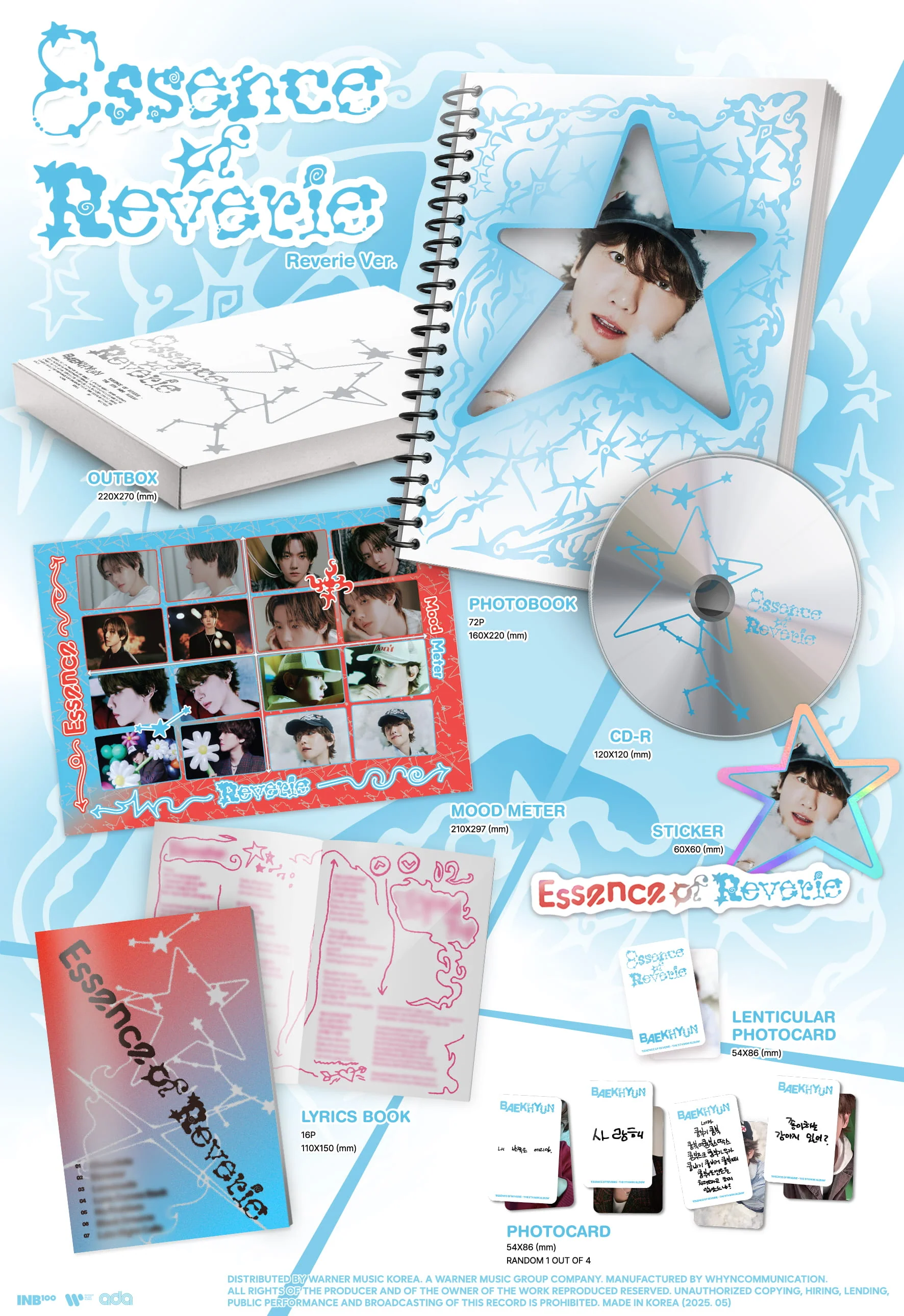 BAEKHYUN (EXO) - Essence of Reverie - 5th Mini Album (Photobook Ver.) - Image 3