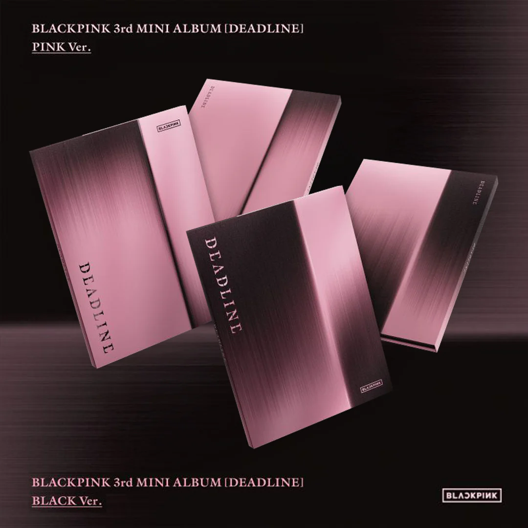 BLACKPINK - DEADLINE - 3rd Mini Album (BLACK Ver. PINK Ver.)