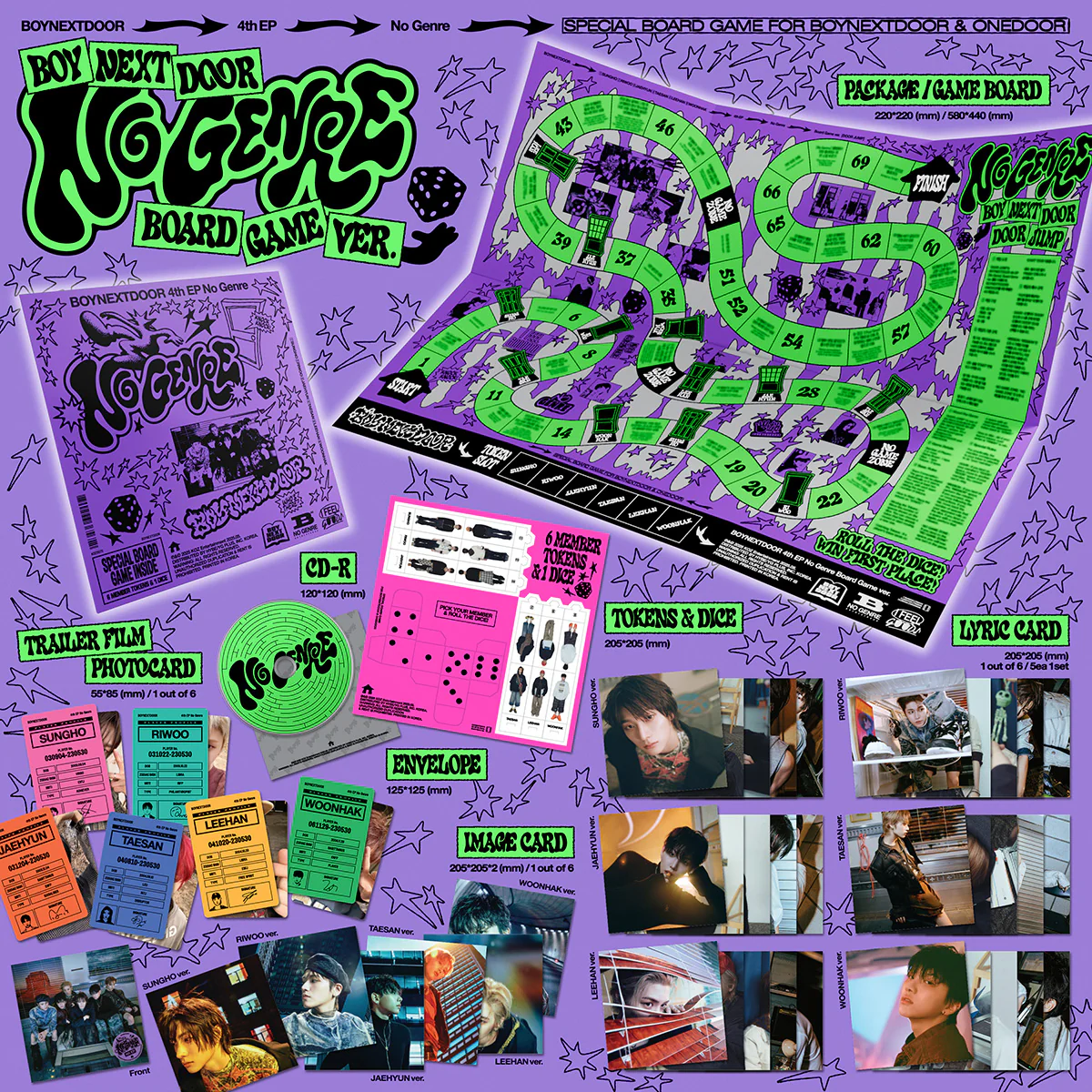 BOYNEXTDOOR - No Genre - 4th EP Album (Board Game Ver.) - Image 2