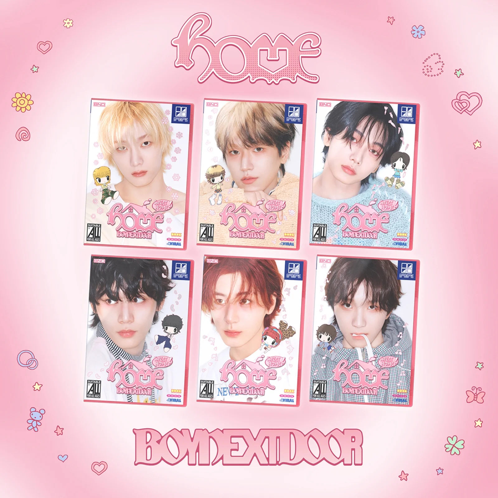 BOYNEXTDOOR - HOME - 1st Studio Album (SWEET HOME Ver.)