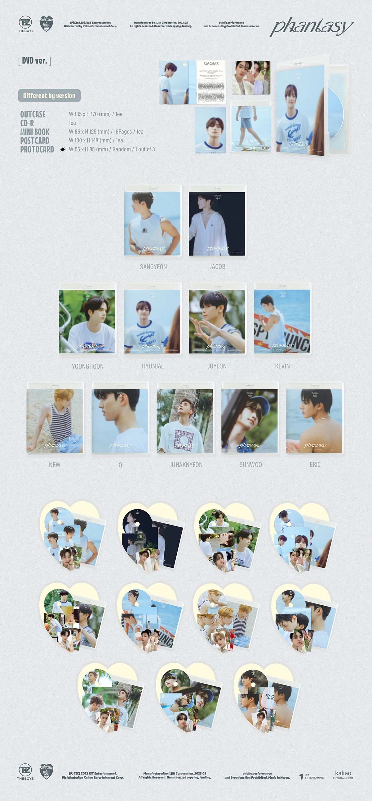 THE BOYZ - PHANTASY Part 1 Christmas in August - 2nd Album (DVD ver.) - Image 2