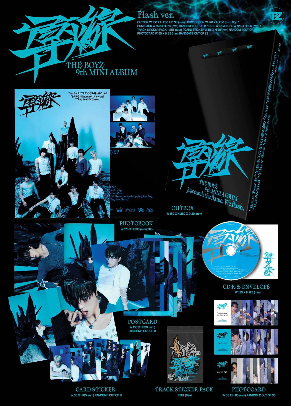 THE BOYZ - 導火線 (TRIGGER) - 9th Mini Album (Standard Ver.) - Image 2