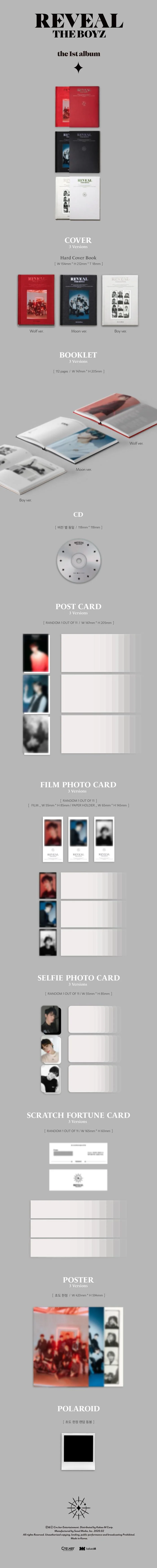 THE BOYZ - REVEAL - 1st Album - Image 2