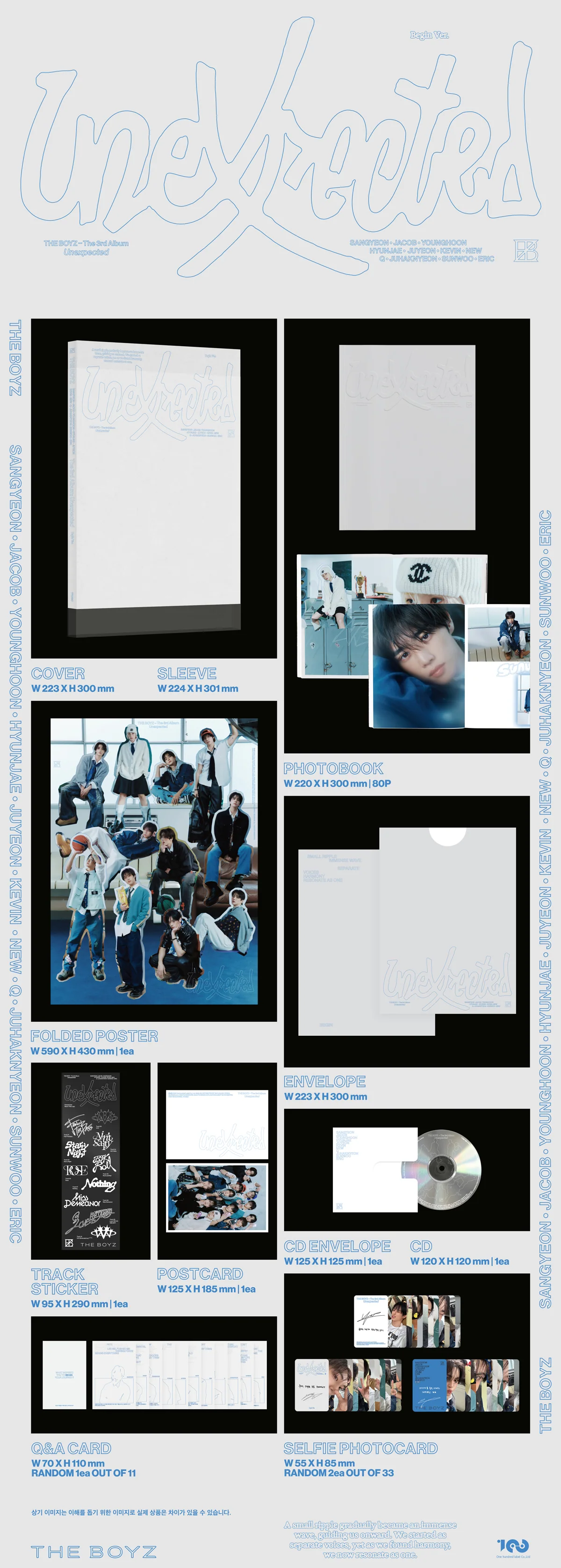 THE BOYZ - Unexpected - 3rd Album - Image 2