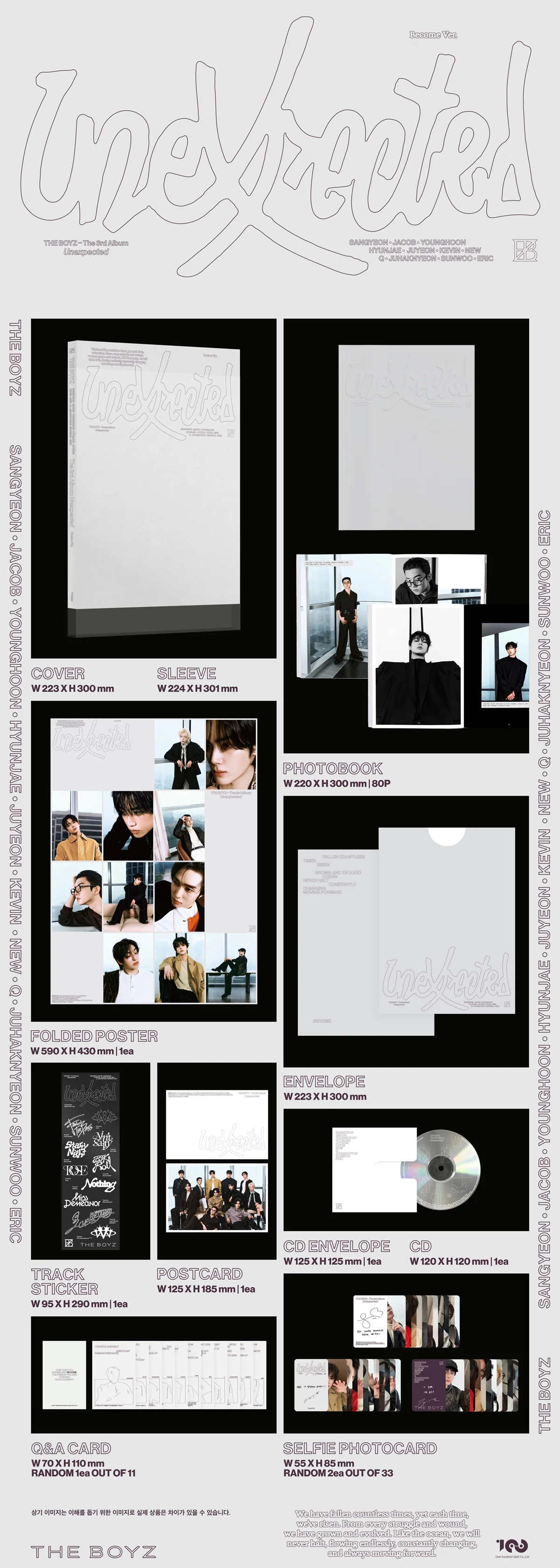 THE BOYZ - Unexpected - 3rd Album - Image 3