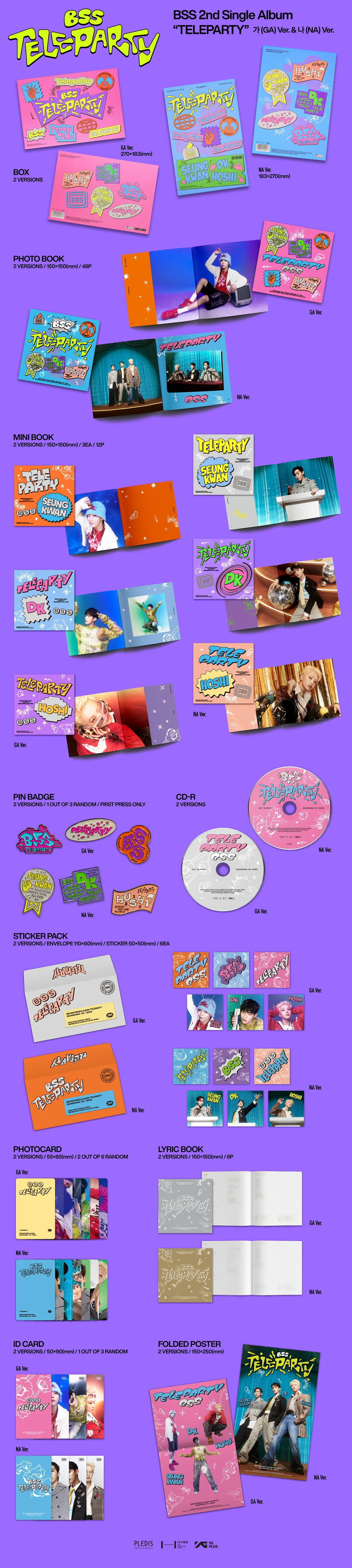 BSS (SEVENTEEN) - TELEPARTY - 2nd Single Album (Standard Ver.) - Image 2