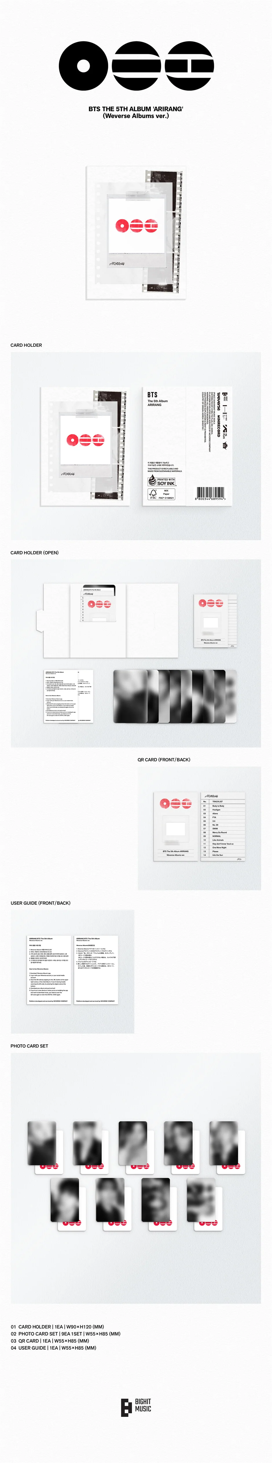 BTS - ARIRANG - 5th Full Album (Weverse Albums Ver.) - Image 2