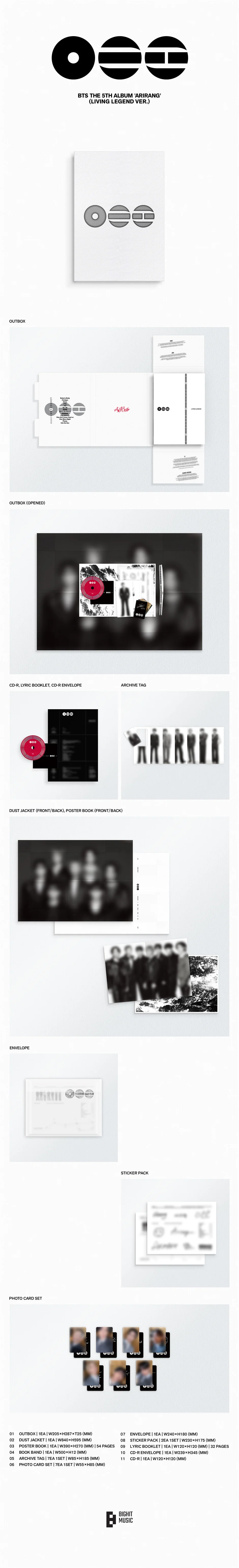 BTS - ARIRANG - 5th Full Album (Living Legend Ver.) - Image 2