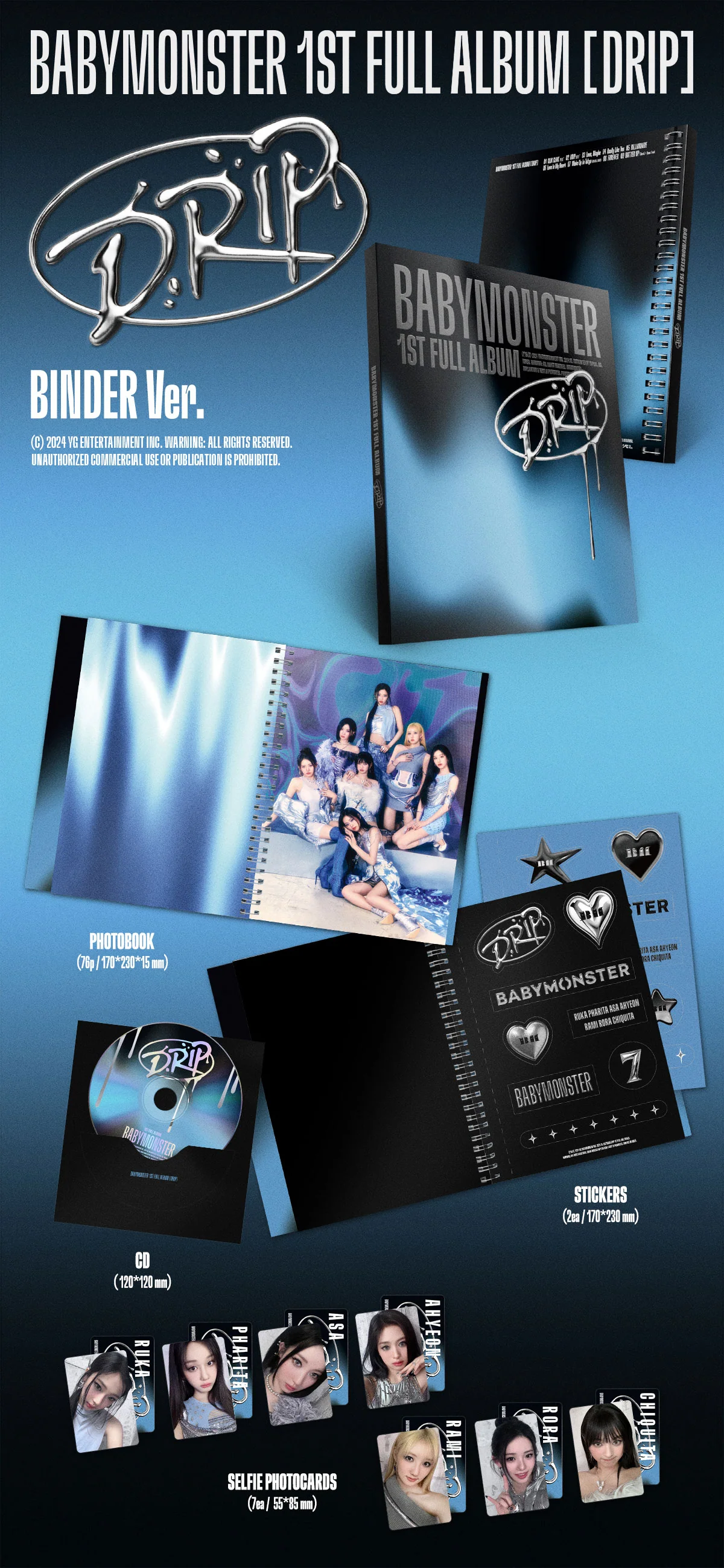 BABYMONSTER - DRIP - 1st Full Album (Standard Ver.) - Image 3