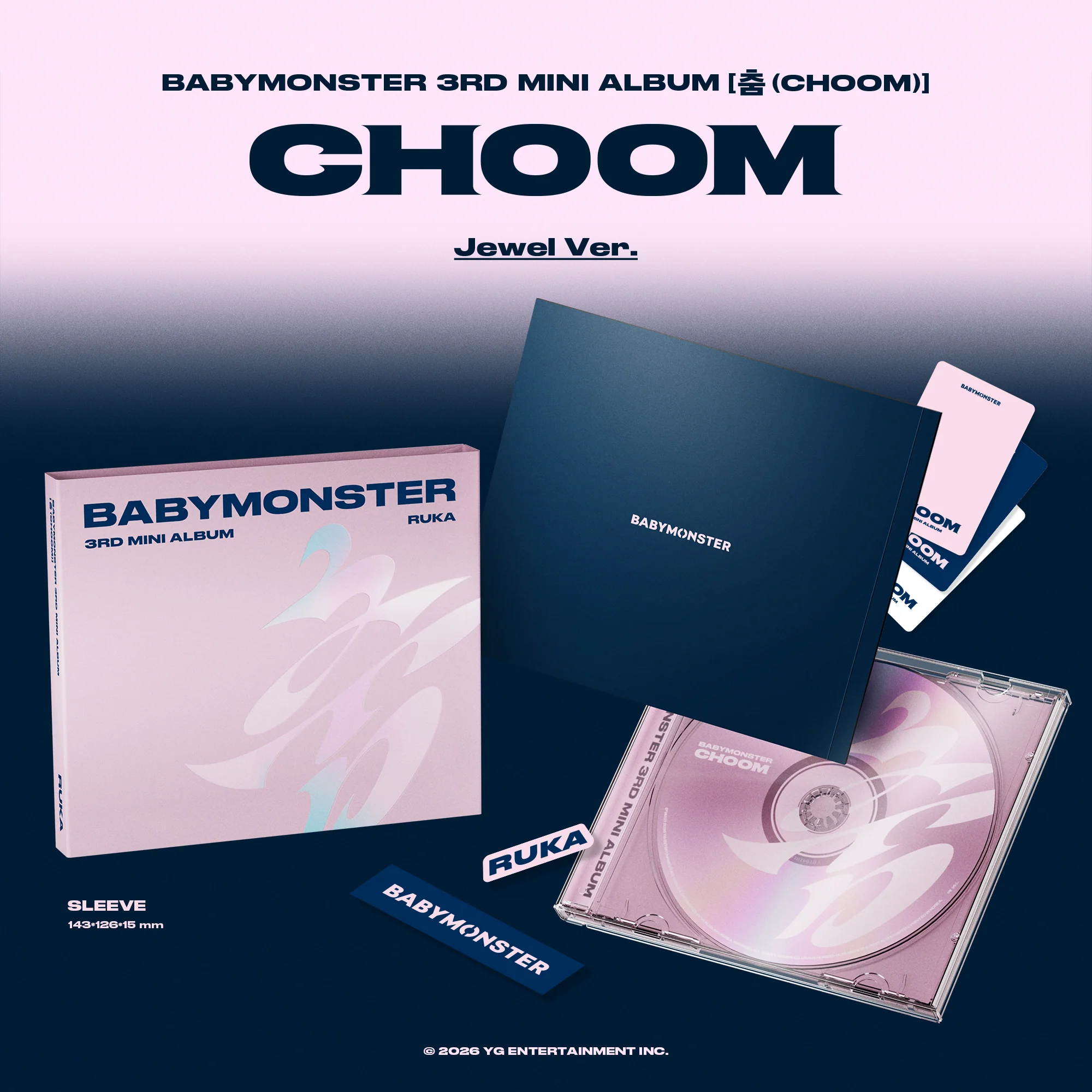 BABYMONSTER - CHOOM - 3rd Mini Album (Jewel Ver.) - Image 2