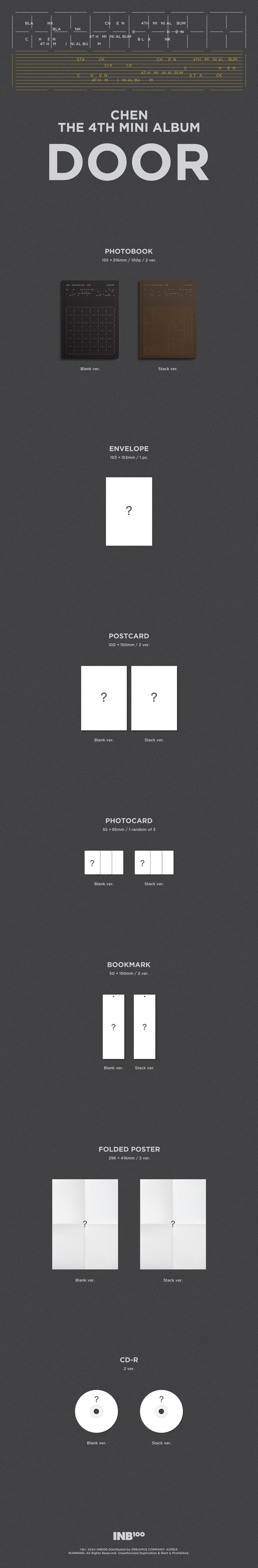 CHEN (EXO) - DOOR - 4th Mini Album - Image 2