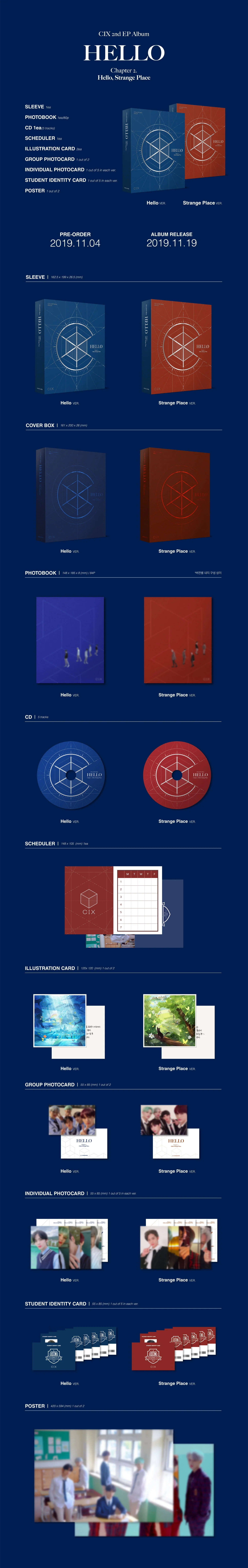 CIX - HELLO CHAPTER 2 : Hello, Strange Place - Album - Image 2