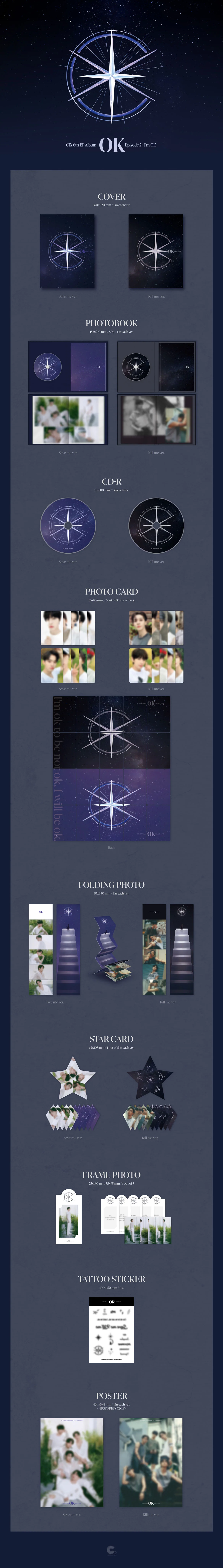CIX - 'OK' Episode 2 : I’m OK - 6th EP Album - Image 2