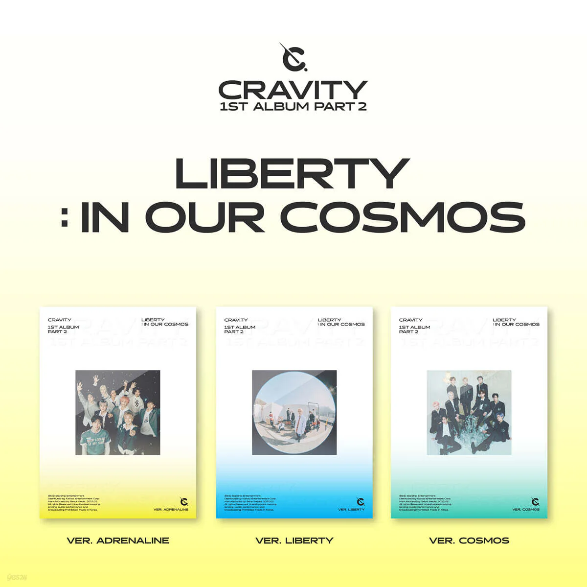 CRAVITY - LIBERTY : IN OUR COSMOS - 1st Album Part 2