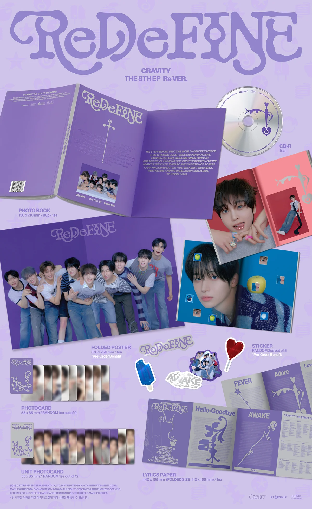 CRAVITY - ReDeFINE - 8th EP Album (Re Ver.) - Image 2