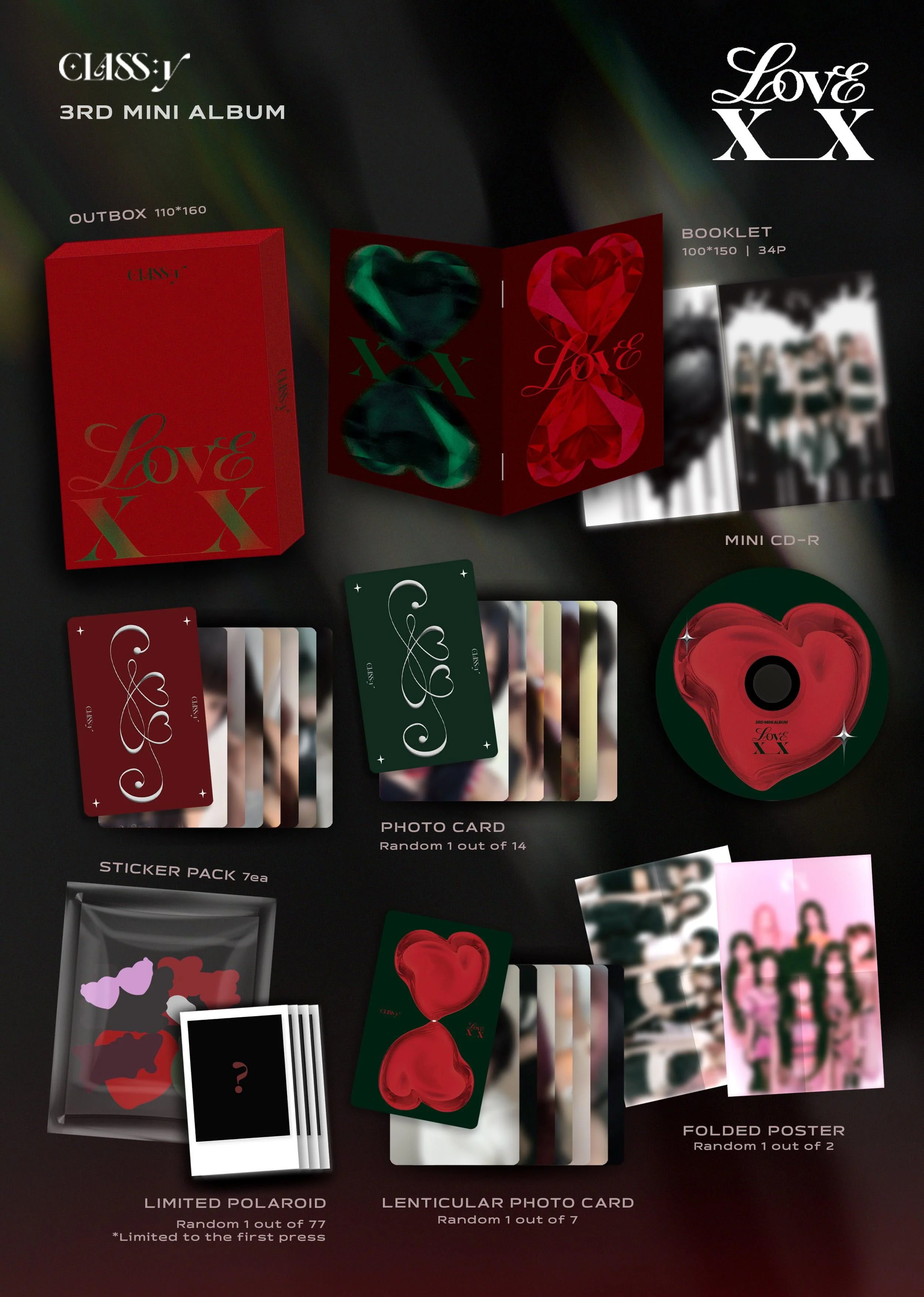 CLASS:y - LOVE XX - 3rd Mini Album - Image 2