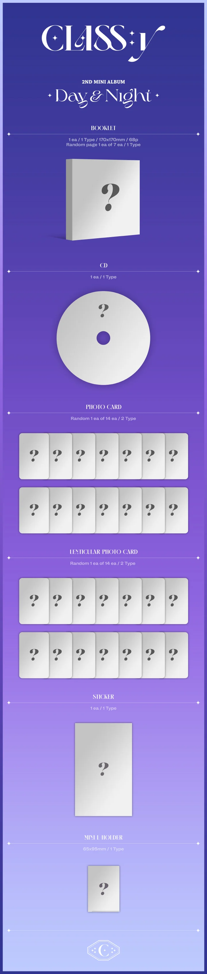 CLASS:y - Day & Night - 2nd Mini Album - Image 2