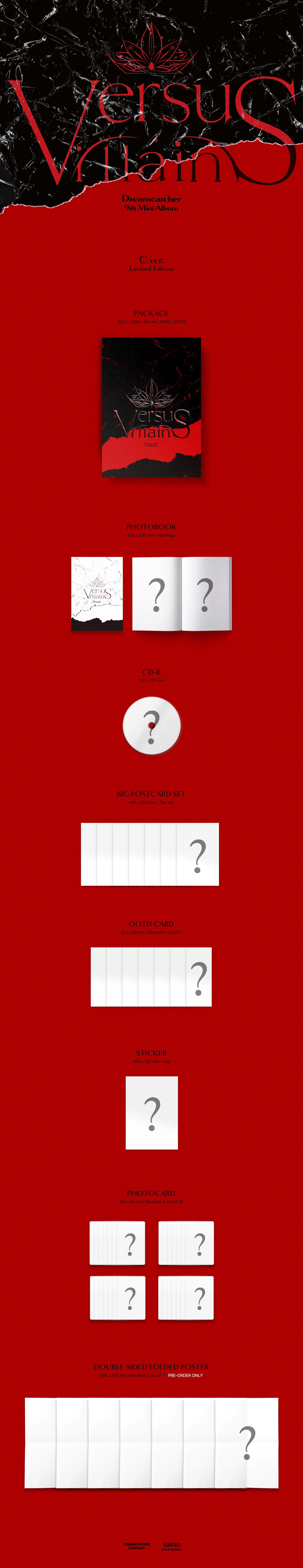 Dreamcatcher - VillainS - 9th Mini Album (Limited Edition/C Ver.) - Image 2