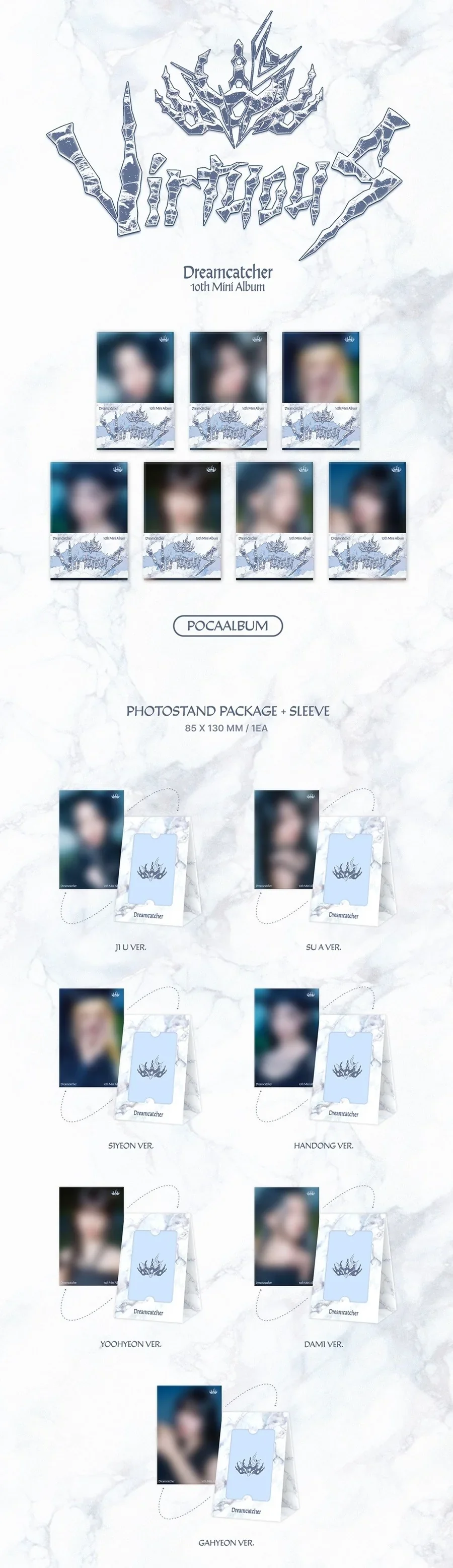 Dreamcatcher - VirtuouS - 10th Mini Album (POCA Album Ver.) - Image 2