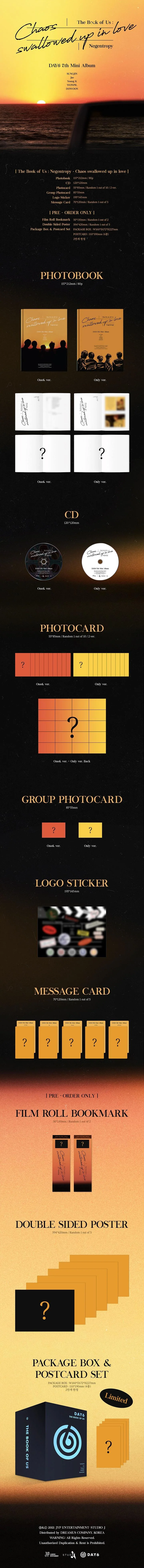 DAY6 - The Book of Us : Negentropy - 7th Mini Album - Image 2