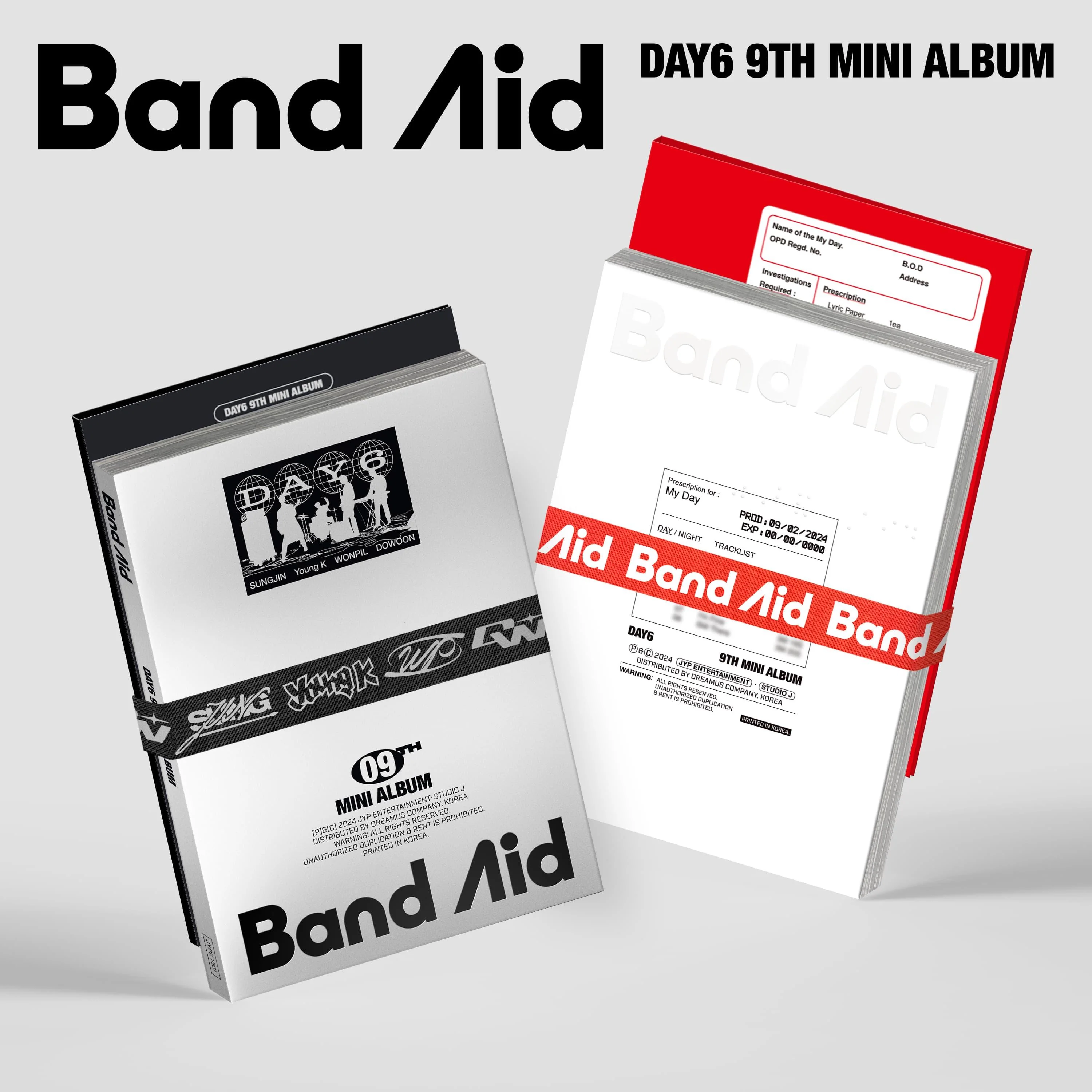 DAY6 - Band Aid - 9th Mini Album (Standard Ver.)