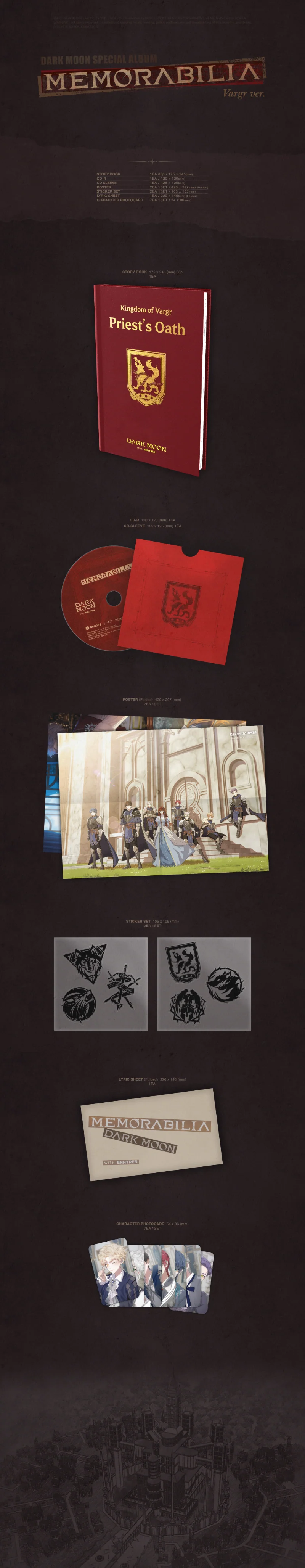 ENHYPEN - MEMORABILIA - DARK MOON Special Album (Vargr Ver.) - Image 2