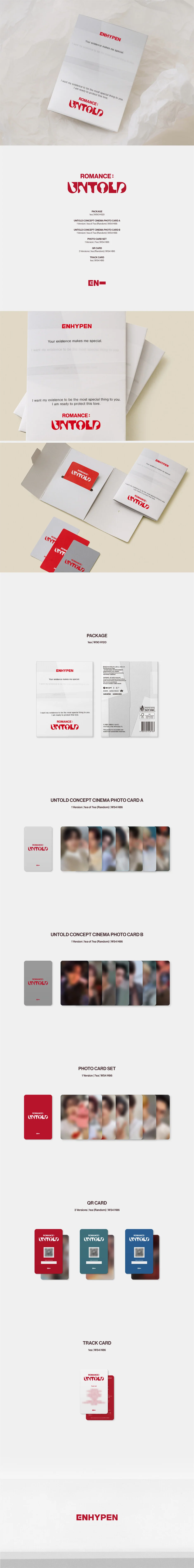 ENHYPEN - ROMANCE : UNTOLD - 2nd Studio Album (Weverse Albums Ver.) - Image 2