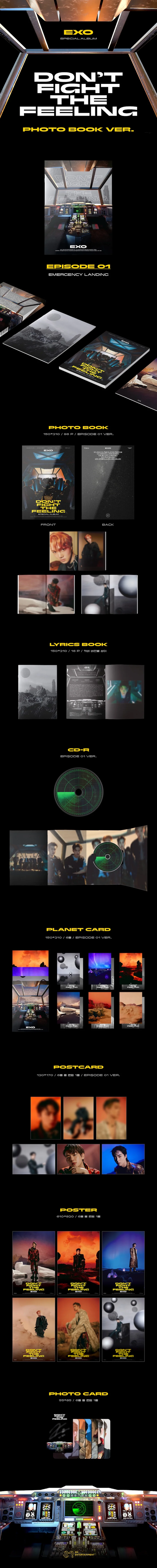 EXO - Don't Fight The Feeling - Special Album (EPISODE 01 PHOTO BOOK Ver.) - Image 2