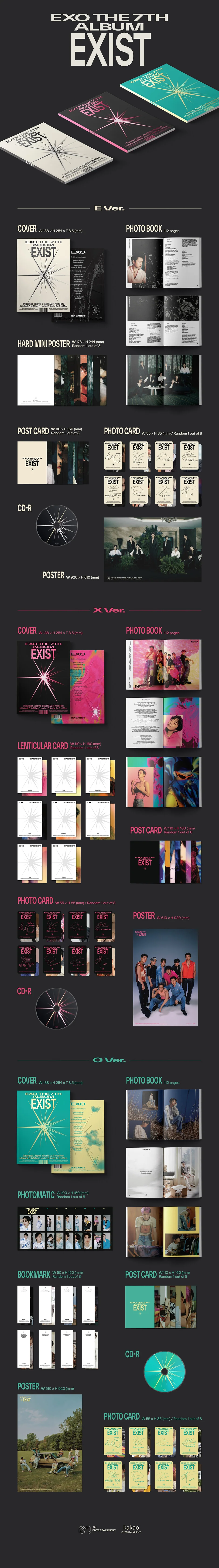 EXO - EXIST - 7th Full Album (Photobook Ver.) - Image 2