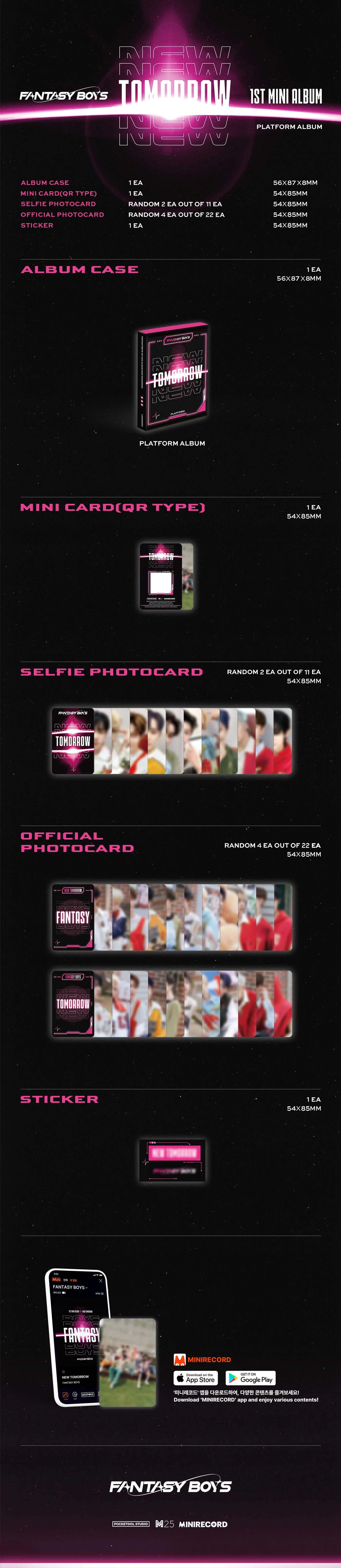 FANTASY BOYS - NEW TOMORROW - 1st Mini Album (Platform Ver.) - Image 2