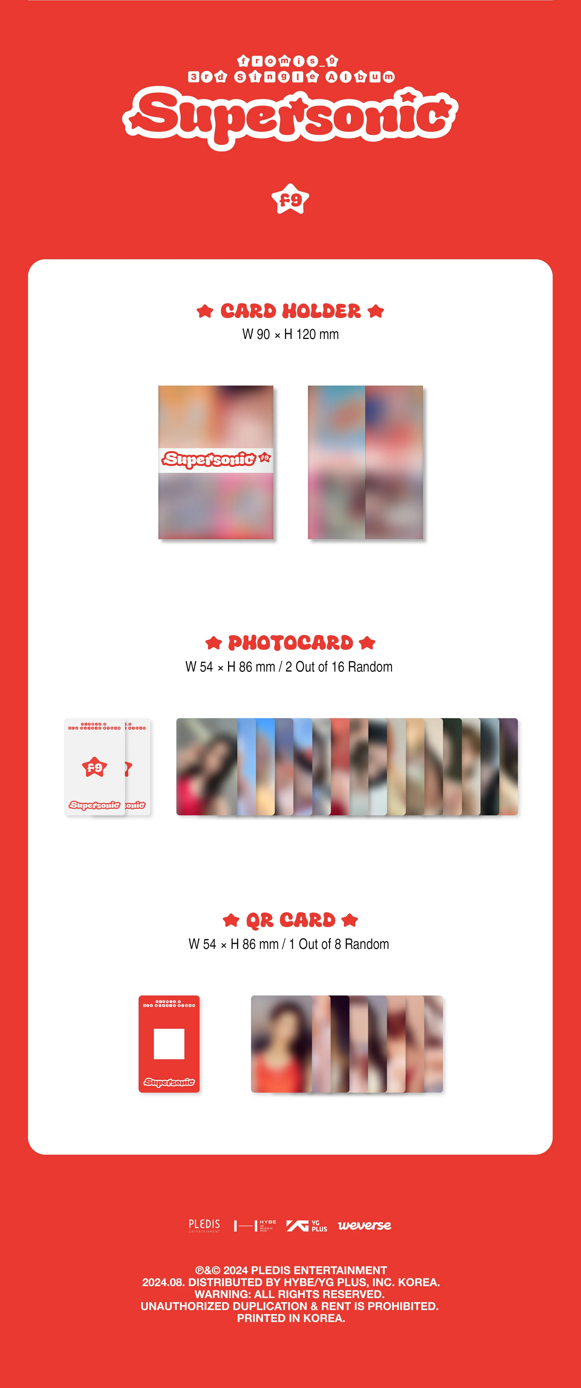 fromis_9 - Supersonic - 3rd Single Album (Weverse Albums Ver.) - Image 2