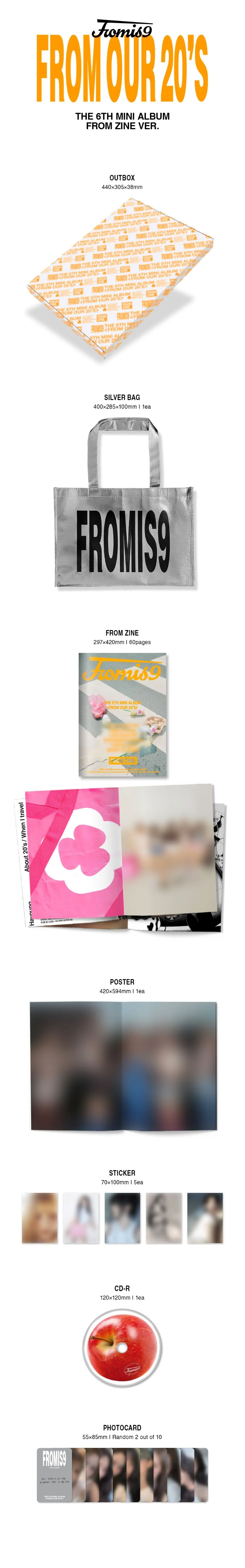 fromis_9 - From Our 20’s - 6th Mini Album (From Zine / Limited Ver.) - Image 2